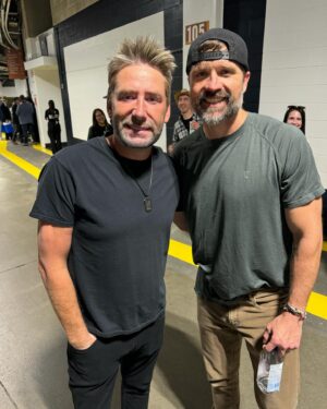 Walker Hayes Instagram - @nickelback Chad Kroeger!!!! DANG wish we coulda stayed and watched y’all in Vancouver 😤 Headed to Talladega!! BUT SO PUMPED we got to meet!!!! Vancouver, Canada we had a blast! 💪🔥