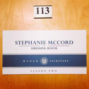 Wallis Currie-Wood Instagram - Here we go y'all.... first day on set! #MadamSecretary #Season2