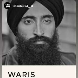 Waris Ahluwalia Instagram - “Remember to Breathe”
(As part of an ongoing larger study on breath.)
A commision by @istanbul74_ as part of their #FlagforFuture project benefitting ocean conservation 
In collaboration with @hydrabookclub and co-curated by @utopia_flags
