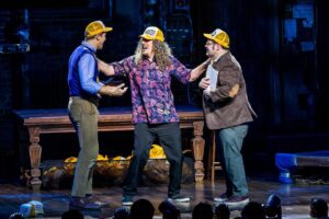 'Weird Al' Yankovic Instagram - Hey, I made my Broadway debut last night!!! Huge thanks to the insanely funny @joshgad and @andrewrannells, who were kind enough to let me eat dreams with them on stage at @gutenbergbway. 📸: @triciambaron