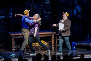 'Weird Al' Yankovic Instagram - Hey, I made my Broadway debut last night!!! Huge thanks to the insanely funny @joshgad and @andrewrannells, who were kind enough to let me eat dreams with them on stage at @gutenbergbway. 📸: @triciambaron