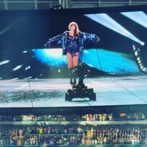 Wendy Moniz Instagram - Not me posting a few concert highlights with my shaky, subpar quality iPhone 🫣 of @taylorswift Eras Tour because August is (actually) slipping away into a moment in time, and I want this night as a reminder on my page for EVERMORE!!!
***
But…yes me…I’m the problem🤓
Enjoy this mini slide show, it brings me joy🫶🏻