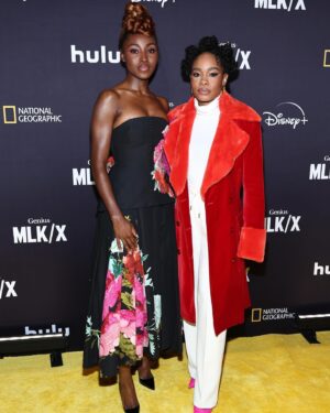 Weruche Opia Instagram - Kicked off the @natgeogenius US press tour at the most perfect place ,The @nmaahc ( National Museum of African American History in Washington DC.

Shout out the whole team! 

#mlkx is out 1st of February on @disneyplus 
@natgeotv 

#GodisGood

Styling- @moogunsan wearing @ahluwalia @reiss @louboutinworld 
Hair- @studio_jds 
Make up- @_beautifulleebeat