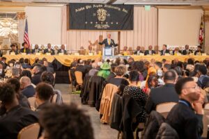 Wes Moore Instagram - I was proud to join my @apa1906network brothers this morning in Howard County at their annual Dr. Martin Luther King Jr. Memorial Breakfast.

We stand on Dr. King’s shoulders, and we all have a critical role to play to fight for equality and carry out his legacy.