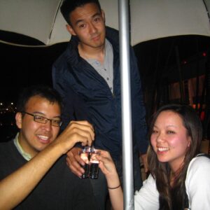 Wesley Chan Instagram - Story time.. Since the Cannes Film Fest just wrapped up, lemme take y’all to 2008 when @thewesleychan & I went to Cannes for the first time, why, and how it connects to today…

I was 23 and it was my first time going to Europe ever. We were a year out of college and @wongfupro was trying to make a movie. I talk about this experience a lot because it was my first taste of trying to make a “Hollywood movie” the traditional way. In 2008, no one cared that we had an emerging online audience, and warned us of casting Asians as leads. We were told to recast in order to pitch/sell a movie. We were told to go to the Cannes film fest to attract buyers and rub elbows with studio ppl. I always say that it was the ickiest I ever felt. (Although my future @bopomofocafe cofounder @ewangus did his best to help organize a productive and fun trip, complete with shots on the beach and flying @fareastmovement out to perform at fancy parties) 

The trip was eye opening and a huge learning experience. The whole process actually made me realize at the time that I didn’t wanna bend to Hollywood’s narrow minded standards and instead WF doubled down on building our YouTube community.

Btw the movie never got made. We shot a spec trailer and in it, there was this helmet Wes’ brother @chosetec made. It’s always been in out office and most recently it made a cameo appearance, 15 yrs after its first use, in our recent sketch on @ryanbergara’s head. In case you were wondering where that thing came from. Bio link to watch the new vid!

Thx for reading this far. With WF’s 20 yr anniversary coming up, should I share more throwback history??