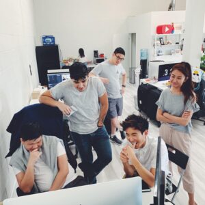 Wesley Chan Instagram - Hi Jenn. It was your last day at Wong Fu Productions. But I don’t believe that.

Sure, it was your last day of managing @wongfupro’s social media. Yeah, it was your last day of designing, marketing, branding for this little production company. I guess it was your last day of being a regular face in our videos too.

It’s hard to imagine that it was your last day sitting right across from me— but I’ll remember the big and small moments alike. From the quiet first experience at the old office, to years later when we shared the stage speaking at university events. Even the less ‘spectacular’ days when we just worked independently on our own things, not exchanging one word.

Like everyone else that’s been on the team, your character and contributions helped shape Wong Fu’s identity over the last 6 years. But more importantly, you grew stronger in your own identity. Now, I’m so excited for that to continue as you discover your next path in the ever-changing future.

So yes, I suppose it was your last day at Wong Fu, but it will never ever be your last day with Wong Fu ✨

It be like that allthetimes.