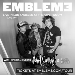 Wesley Stromberg Instagram - Very excited for the end of the tour show at The Viper Room in Los Angeles Nov. 20th. Let’s go out with a bang! 💥 I heard Johnny Depp’s gonna be there