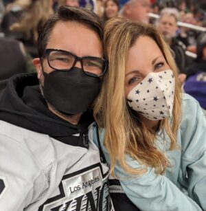 Wil Wheaton Instagram - Hockey date with my favorite human. #GOKINGSGO