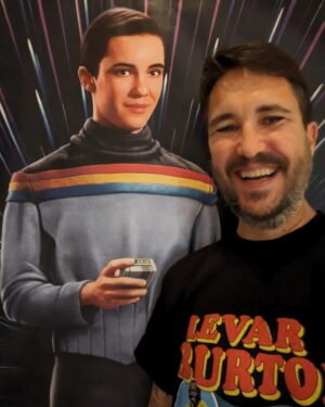 Wil Wheaton Instagram - Imagine my delighted surprise when I ran into Rachel Maddow, cosplaying as Wesley Crusher, on @startrek_thecruise!