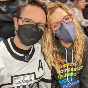 Wil Wheaton Instagram - Hockey date with my favorite human. #GOKINGSGO