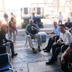 Will Yun Lee Instagram - His first tv set. My first mullet. #h50