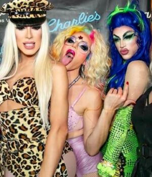 Willam Belli Instagram - i dunno what we’ll do this week without our weekly dose of our sister in scooch @mirage_amuro . found this pic from 2018 and i remember this gig so clearly; the hole in the dressing room floor and how dirty the fan was and most especially how fierce @mirage_amuro was. onward and upward bitch. go entertain the world!