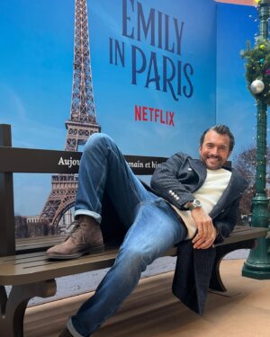 William Abadie Instagram - We’re taking over New York!
@emilyinparis @netflix
