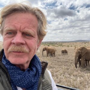 William H. Macy Instagram - The first time I ever spoke to Felicity Huffman, she told me about a trip she had taken with her mom, sister and brother to Kenya.  They rode horses across the Maasai Mara on safari for ten days and she told me amazing stories about lions and crocodiles and elephants.
 
Last year, my wife took our daughters, along with her brother and a couple nephews, on the same trip.  The day they returned we sat on our back porch in LA as they fought their way through the fog of jet lag and told amazing stories of lions and crocodiles and elephants.  Without fanfare, Flicka picked up her phone and called the safari company (Off Beat Riding Safaris) and made reservations for this summer, and she looked at me and said, “You’re coming, Billy”. My daughters looked at me and said, “You’re coming, Dad”. Now I’m not a horse guy, and I have a pretty serious allergy to horses – at least that’s been my story and I’ve stuck by it, but my whole family was united that I was going on safari. So, this past May I started taking riding lessons. I guess I had twenty or twenty-five lessons in total.  Some of them were fifty minutes but most were half an hour.  And then June 23rd came around and I found myself in Kenya on a horse, and there were elephants beside me.  And zebra and cape buffalo and lots of other scary shit, including lions, which I couldn’t see.  We all took photographs constantly so I thought I’d share some of them with you, because it was a profound experience.  More later.  Bill