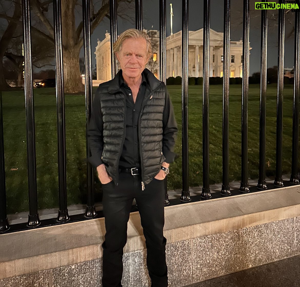 William H. Macy - 108.9K Likes - After the FARGO gig at the Warner Theater, I stopped in front of our house.