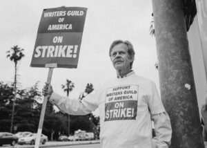 William H. Macy Instagram - It’s impossible to imagine Hollywood without writers. You’d need a writer to describe it. Photo taken by @j.w.hendricks