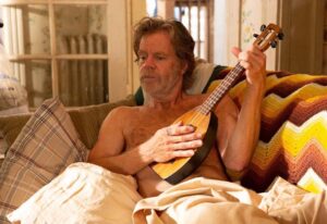 William H. Macy Instagram - Picture 1: These are the geniuses who ACTUALLY make the sausage. Picture 2: My final scene with Emmy. Picture 3: I couldn’t walk so I hid the ukulele under the covers. Last episode of the season airs tomorrow! #OnlyOnShowtime #Shameless