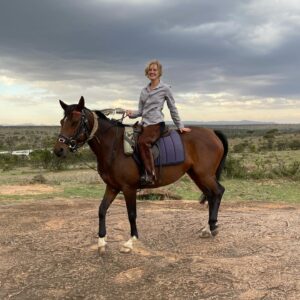William H. Macy Instagram - On our first evening ride, after walking a good bit, Simon called out, “Shall we have a bit of a canter?”. Well I thought, this is what you practiced over twenty hours for, and off we went.  I didn’t fall off.  Actually, The Tractor turned out to have a competitive streak and I was passing horse after horse.  Pretty freakin’ exhilarating, I gotta say.  It’s hard to worry about your career when you’re galloping on a horse.
 
When we got back, a long table was set with table cloth, napkins, silverware, wine glasses and candles.  And then we had a magnificent meal, cooked over an open fire which included bread that was baked daily in a small metal box heated by the fire.  They made pies and pastries in the thing also.  We never had a meal that was anything less than gourmet. 
 
After the nightly campfire, Flicka and I crawled into our wumphy bed and listened to all manner of animals grunting and howling and barking.  We had seen elephants with newborn babies and giraffes which are so much taller in real life, and two male lions lying around waiting for a lioness to make up her mind.  This was the first day.  We had eleven more before us.