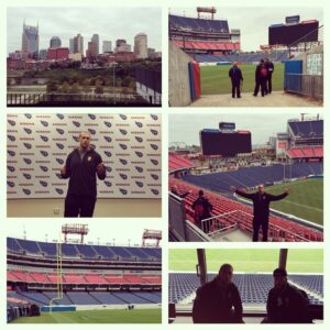 William Morrissey Instagram - How you doin' Music City. Thank you @titans for the tour. #NXTNashville tonight! Not #SAWFT #BiGBambino