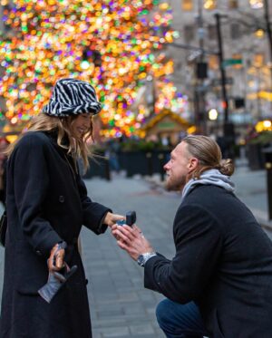 William Morrissey Instagram - 💍
Huge thank you to our amazing photographer @roushoots who was an absolute trooper in 11 degree weather! She captured the most special moments ❤️