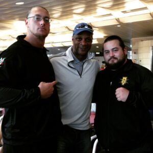 William Morrissey Instagram - Airport with New York baseball legend @darrylstrawberry18...@bulldempseywwe #BiGBambino #SilverSlugger #969899WorldSeries #HowYouDoing #NXTPittsburgh