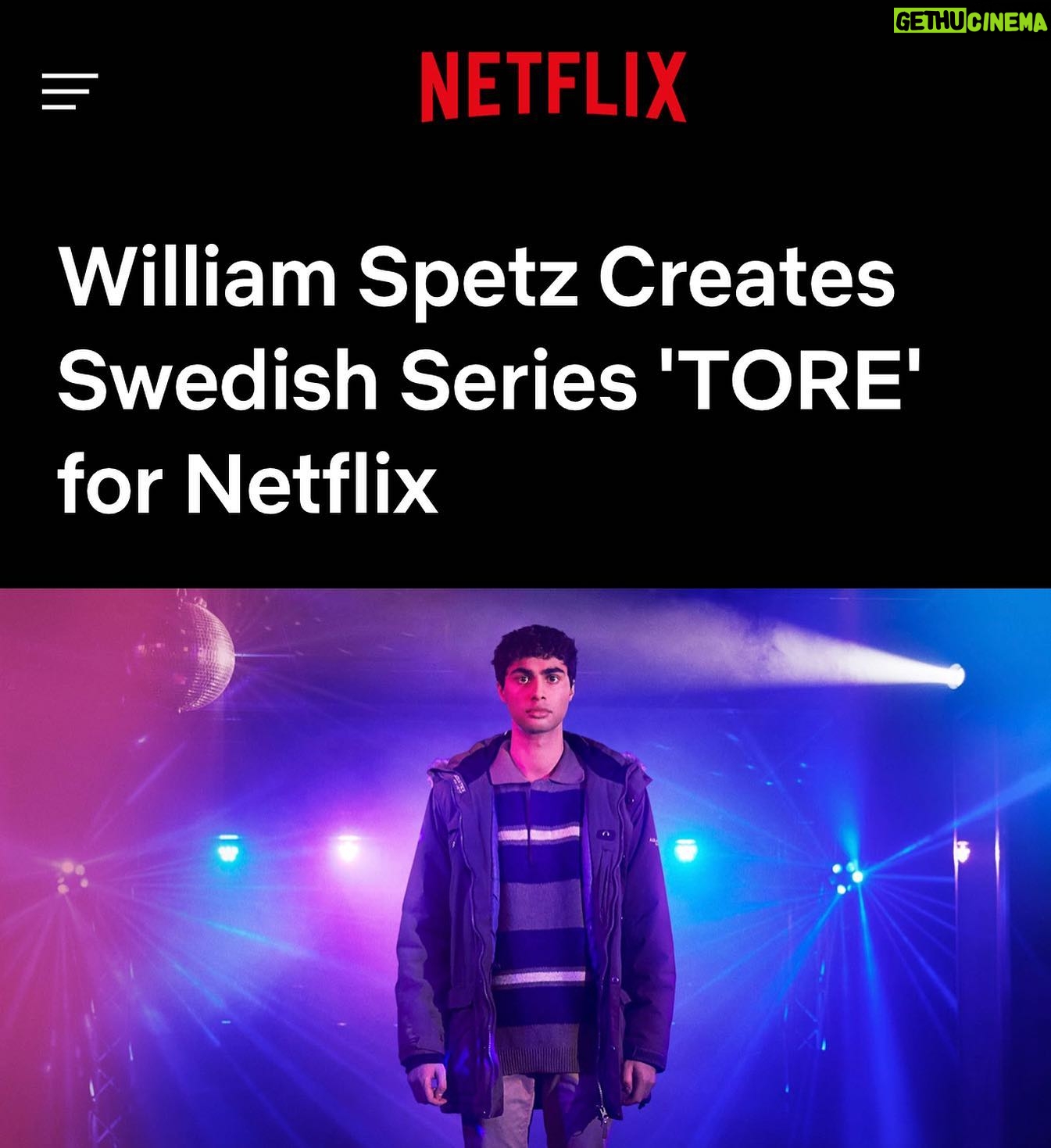 William Spetz - 10.1K Likes - āTOREā har premiƤr pĆ„ Netflix 2023 och jag fattar ingenting!!!!!!!!!!