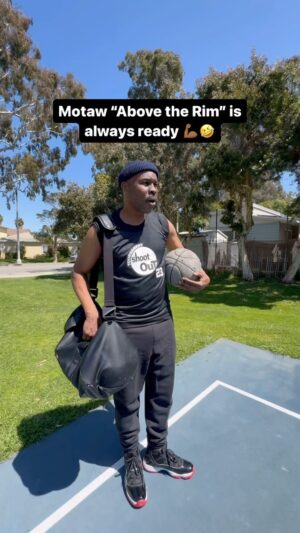 Wood Harris Instagram - Motaw from Above The Rim was playing no games with Affion Crockett🤣 -Stay Locked in!  @affioncrockett @noblewood @lethalshooter 
#AboveTheRim #Lethalshooter