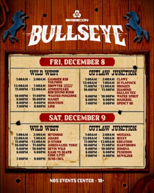 Wouter Janssen Instagram - DEAR HARDSTYLE FAMILY! Our Hardstyle Exclusive will be premiered in the U.S. on Friday, December 8 at #bullseye2023 🎯 Experience the drive and passion as pioneers of the Hard Dance frontiers revisit their roots.