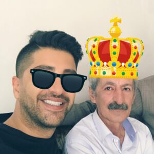 Xaniar Khosravi Instagram - روز پدر مبارك ❤️