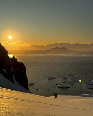 Xavier de le Rue Instagram - It’s about 10pm and we are at the top of this last line of the day. There will still be an other hour of sunshine. It’s important to not get over excited and keep some juice throughout these long days.
We got another be objective coming up🤞

@thenorthface