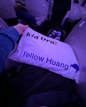 YELLOW Instagram - Kia Ora! 這陣子去紐西蘭出了一趟非常嚴重的秘密任務，身心靈跟體重都澎湃了不少，日後會再慢慢分享。在那之前，首先要感謝紐西蘭航空從啟程就讓人心安的服務，還有精心準備的專屬名字小枕頭，由於餐點實在太美味，不小心就當吧費，落地又再增2公斤，平安，愉悅！
另外在紐西蘭我們不說goodbye，會說ma te wa 意思是see you in the future🇳🇿

 #WhatATrip
#紐西蘭航空台北直飛
@airnz