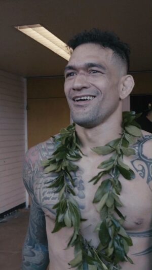 Yancy Medeiros Instagram - "Product of my environment" 🌴

Hawaii hometown hero @yancymedeiros reflected on a HUGE submission win in Honolulu 🔥

#Bellator295