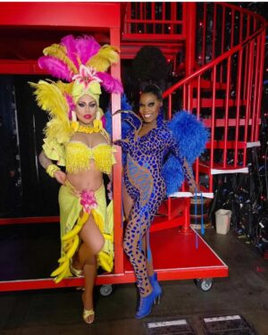 Yara Sofia Instagram - Guess who they let back in the House!! Yup  The Puertorican Princess is Ready to play again with my Sibling  @asiaoharaland Tonight at Rupaul's Drag Race Live ! Get your tickets Now!!! 9:30pm Show!!! 

*

*

*

#dragracelive  #dragbrunchlasvegas #dragbrunchvegas #dragbrunchatsenorfrogs #puertoricanprincess #allstars #dragrace #dragroyalty #rupauldragrace #vossevents #echapalante #gigglethosetitties #lasvegas #vegasbaby #mimosas #Bachelorette #brunch #gaylasvegas