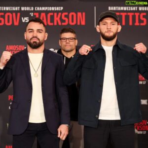 Yaroslav Amosov Instagram - That's a wrap on our Chicago press conference 🔥

We're closing in on fight night. Who will reign supreme inside the @wintrustarena on Friday? 🤔

#Bellator301 | Friday, 9pm ET / 6pm PT | @shosports 🇺🇸