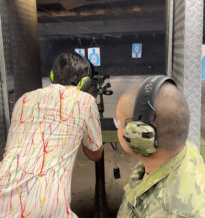 Yash Soni Instagram - Sound of metal. Swipe to see crazy shots 🔥
And yes that coolest shirt is from @siddhesh_chauhan 

#Guns #Vegas #Target #Sniper