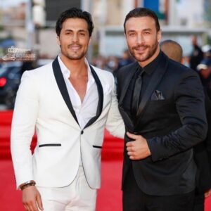 Yassine Ben Gamra Instagram - @imedghassenfilmfestival 🇹🇳 & 🇩🇿 on 🔥 
with the greatest @mohammed.reghis 
#algeria #betna