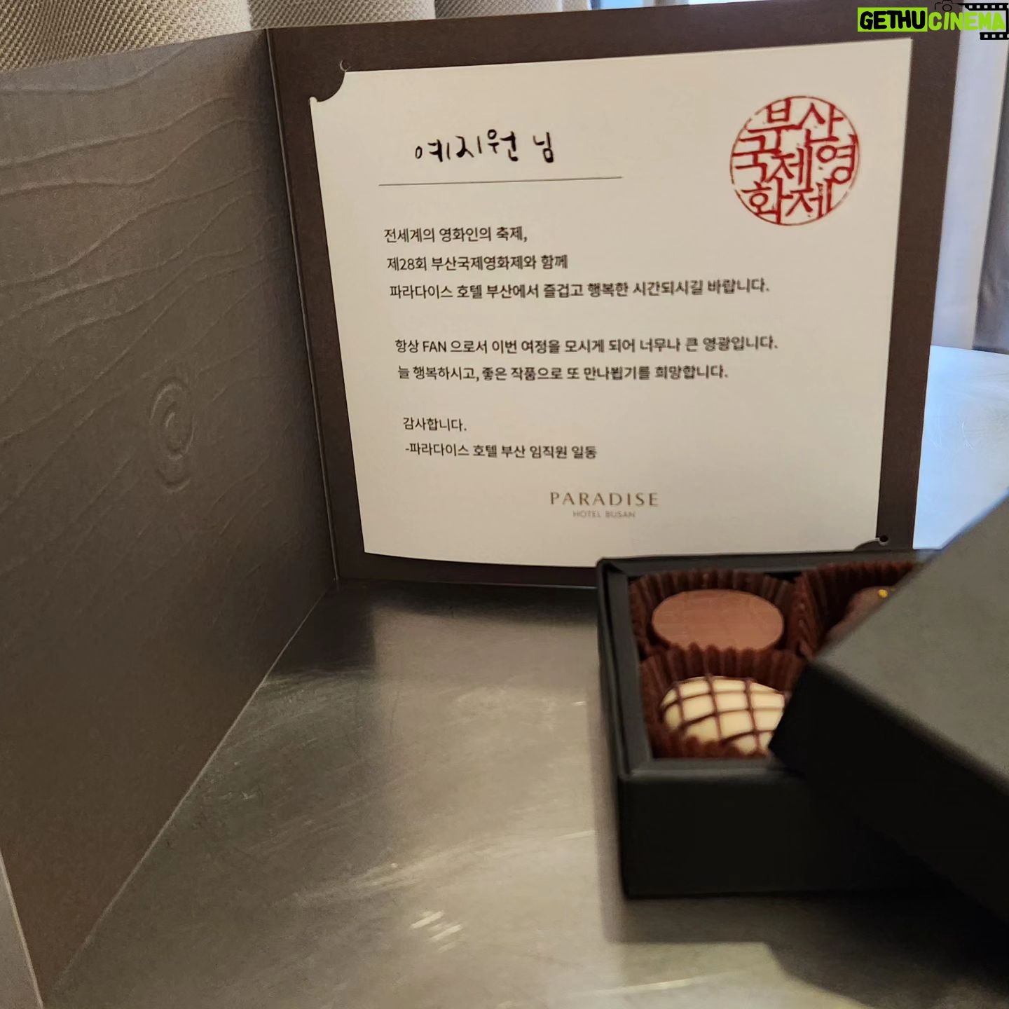 Ye Ji-won - 393 Likes - #부산국제영화제 왔습니다