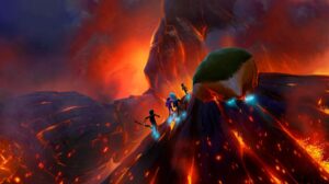 Yingjue Linda Chen Instagram - Run you clever boy(s and girl) 🔥🔥🔥#trollhunters #colorkey #visdev #conceptart #riseofthetitans #painting #visualdevelopment #talesofarcadia
