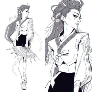 Yingjue Linda Chen Instagram - Fanart for kpop movie! Congrats toooo @nutmags and @mingjuechen