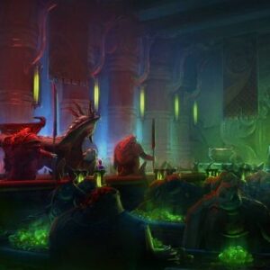 Yingjue Linda Chen Instagram - A set of (SWIPE) color keys in zongshis palace for #trollhunters #talesofarcadia #riseofthetitans #toawizards #toarott #conceptart #colorkey