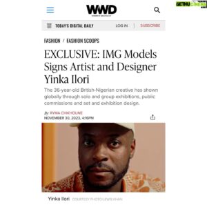 Yinka Ilori Instagram - New chapter @imgmodels @christine.fortuneimg 🌏 let’s goo