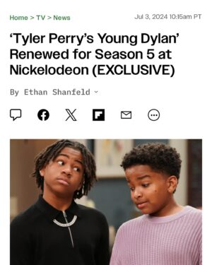 Young Dylan Instagram - Season 5 👏🏾 Blessed!! Thank you for being apart of this journey.. Stayed tuned #YoungDylan #Nickelodean