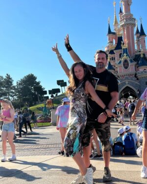 Youssef El Khal Instagram - Quality-spoiling times..❤️
 #disney #france #family #happybirthday #daughter ‏‪#y_y_k‬⁩ @nicolesabaaa