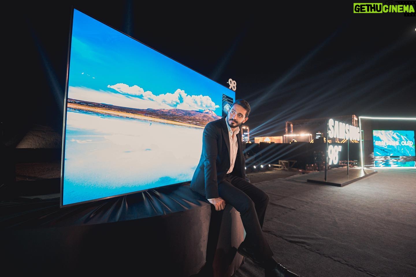 Youssef Othman - 3 Likes - Yesterday was special as I shared the stage with @samsungegypt while they opened the curtains on their new 98-inch “Big Boss” QLED TV making it the biggest ever manufactured tv in all of Egypt.
I personally cant wait to win my first @easportsfc match on this huge screen
Supersize your entertainment
Supersize your watching experience
Supersize your lifestyle
#TheBigBossIsInTown
#DoTheSmartThings