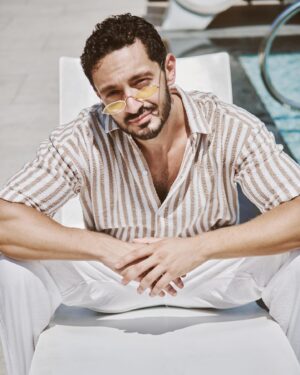 Youssef Othman Instagram - Had the pleasure to be soaked in the sun sipping on some fine cocktails and keeping it real with @whatwomenwantmag ✨ 

“I’d definitely say I am afraid of the unknown, of not being able to visualize what will happen tomorrow.” 

Check the whole interview with the link in bio 🔗

Photographer: @photobyamro 
Stylist: @kariemfadl 
Wardrobe: @lelu_storee 
@gazellefootwear 
Venue: @fairmontnilecity
Videography: @mekkyvideocompany 
Hairdresser: Sameh Anwar 
Personal assistant: @omar_elshennawi 
Personal trainer: @mazenhatem24