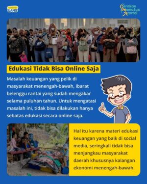Yudha Keling Instagram - Masalah keuangan dalam masyarakat seperti mata rantai yang membelenggu. Sebenarnya, edukasi online saat ini sudah baik, tapi sayangnya hal ini tidak cukup. 

Karena seringkali masyarakat yang paling membutuhkan edukasi keuangan yang sehat justru tidak terjangkau oleh algoritma social media ini. 

Oleh karena itu, beberapa finfluencer turun tangan untuk mengedukasi masyarakat secara langsung dalam gerakan @memutusrantai

Harapannya, gerakan ini bisa berjalan sesuai dengan namanya, memutus rantai masalah keuangan yang sudah terlalu lama membelenggu masyarakat. Tapi, kita tidak bisa berjalan sendiri, kita butuh bantuan kamu nih, Sobat Ngomu. 

Akhir bulan ini, kami bersama @feliciaputritjiasaka @yudhakhel @davidwijaya23 @alinewiratmaja @annisast @olivialouise04 @kenhandersen akan membidik daerah Banten untuk edukasi offline kami berikutnya. 

Adakah yang mau mendampingi kami dalam gerakan ini? Share di KOMEN ya!

—⁣
FOLLOW kalau kamu mau #ngomonginuang yang sehat, mendidik, dan BERMANFAAT NYATA bersama kami.⁣⁣⁣

#edukasi #saham #ekonomi #investasi #bisnis #finansial #keuangan #literasikeuangan #belajarkeuangan #ilmukeuangan #keuanganpribadi