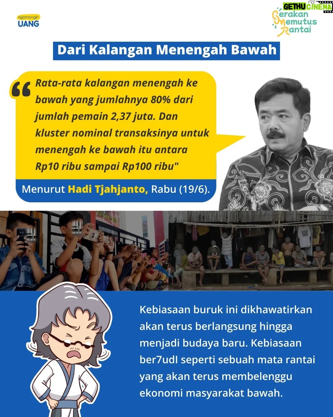 Yudha Keling - 3.5K Likes - Masalah keuangan dalam masyarakat seperti mata rantai yang membelenggu. Sebenarnya, edukasi online saat ini sudah baik, tapi sayangnya hal ini tidak cukup.
Karena seringkali masyarakat yang paling membutuhkan edukasi keuangan yang sehat justru tidak terjangkau oleh algoritma social media ini.
Oleh karena itu, beberapa finfluencer turun tangan untuk mengedukasi masyarakat secara langsung dalam gerakan @memutusrantai
Harapannya, gerakan ini bisa berjalan sesuai dengan namanya, memutus rantai masalah keuangan yang sudah terlalu lama membelenggu masyarakat. Tapi, kita tidak bisa berjalan sendiri, kita butuh bantuan kamu nih, Sobat Ngomu.
Akhir bulan ini, kami bersama @feliciaputritjiasaka @yudhakhel @davidwijaya23 @alinewiratmaja @annisast @olivialouise04 @kenhandersen akan membidik daerah Banten untuk edukasi offline kami berikutnya.
Adakah yang mau mendampingi kami dalam gerakan ini? Share di KOMEN ya!
—
FOLLOW kalau kamu mau #ngomonginuang yang sehat, mendidik, dan BERMANFAAT NYATA bersama kami.
#edukasi #saham #ekonomi #investasi #bisnis #finansial #keuangan #literasikeuangan #belajarkeuangan #ilmukeuangan #keuanganpribadi
