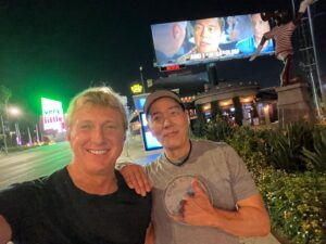 Yuji Okumoto Instagram - Happy Birthday to a real badass! Hope you had a good one brotha! 🤙 @william_zabka #cobrakai