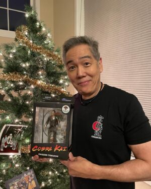 Yuji Okumoto Instagram - Look what Santa brought me. Happy Holidays everyone! #KarateKid #CobraKai