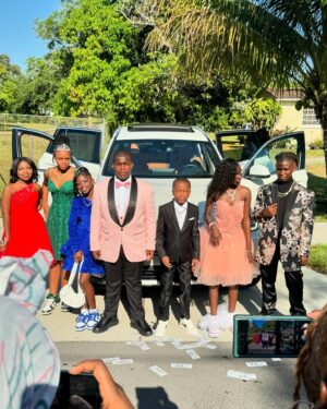Yung Miami Instagram - My baby 5th grade prom today!!! I was too excited 🥲🥹🥹❤️❤️